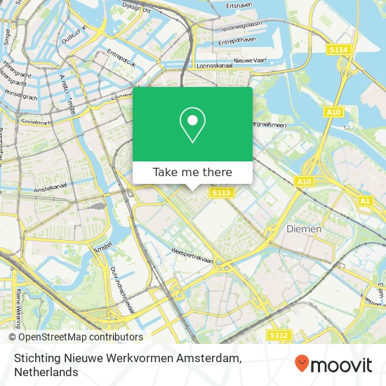 Stichting Nieuwe Werkvormen Amsterdam Karte