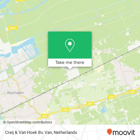 Creij & Van Hoek Bv, Van map