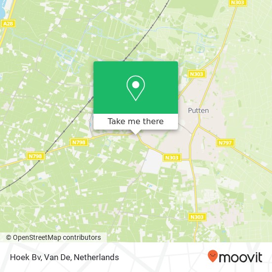Hoek Bv, Van De map