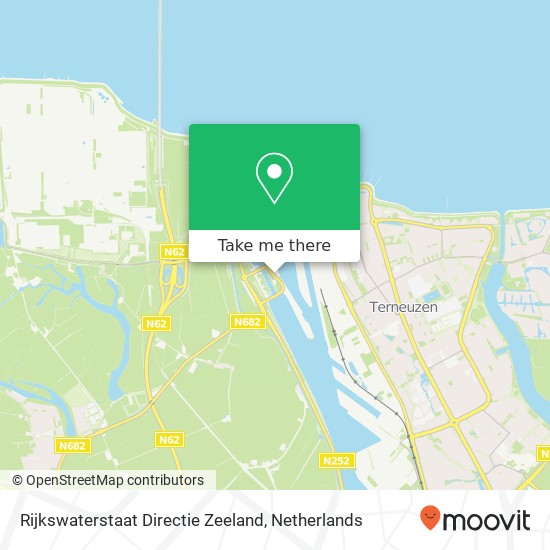 Rijkswaterstaat Directie Zeeland map