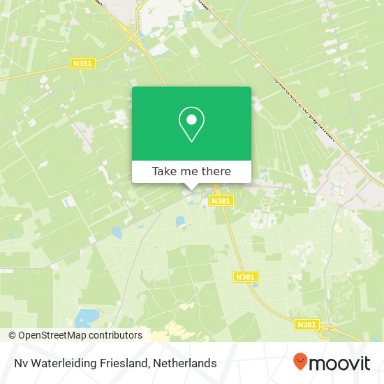 Nv Waterleiding Friesland Karte