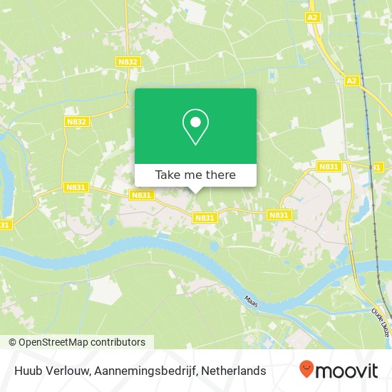 Huub Verlouw, Aannemingsbedrijf map