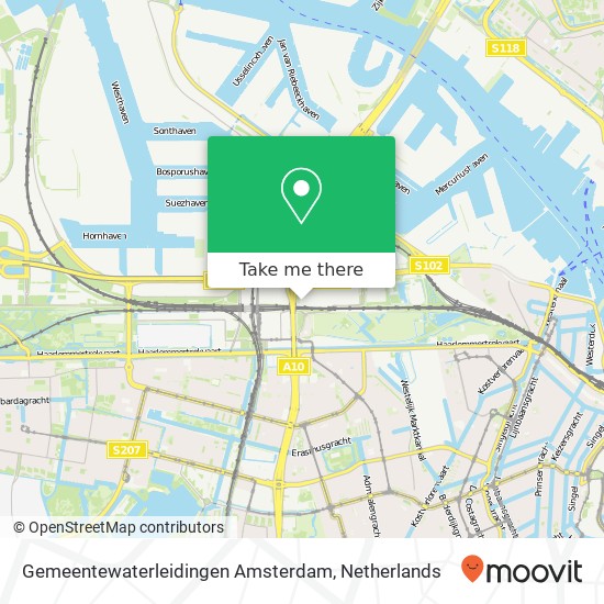 Gemeentewaterleidingen Amsterdam Karte