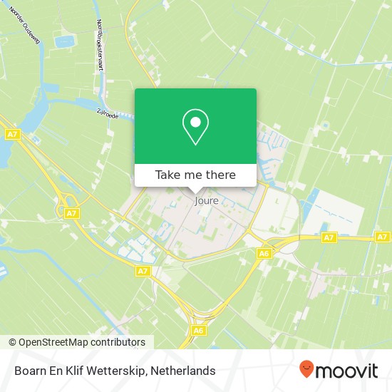 Boarn En Klif Wetterskip map