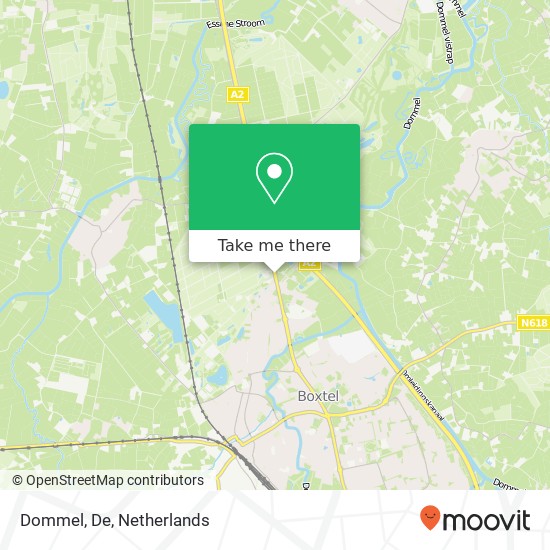 Dommel, De map