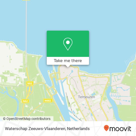 Waterschap Zeeuws-Vlaanderen Karte