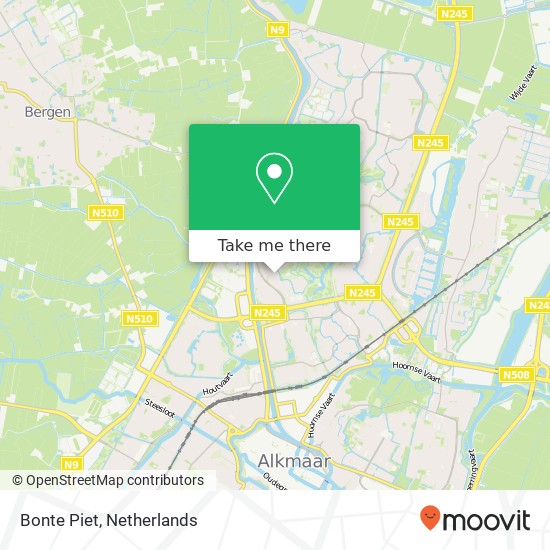 Bonte Piet map