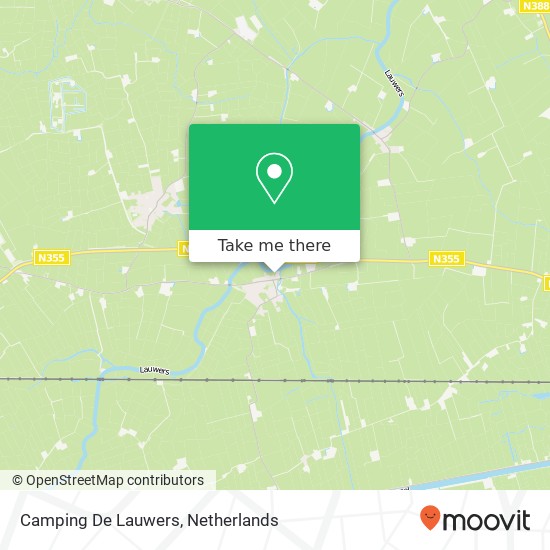 Camping De Lauwers map