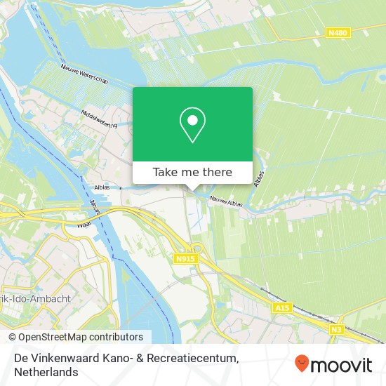 De Vinkenwaard Kano- & Recreatiecentum Karte