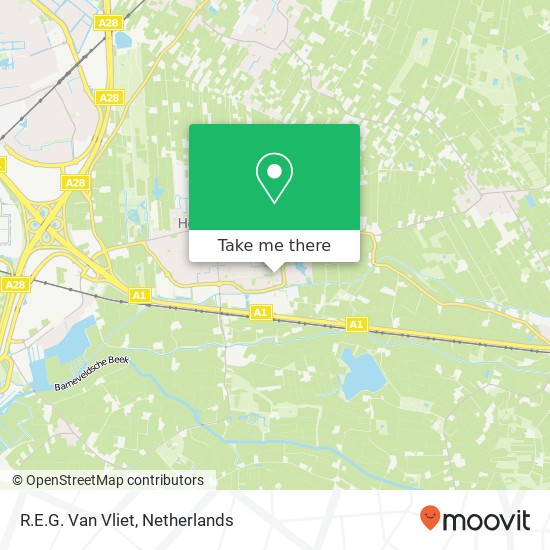 R.E.G. Van Vliet map