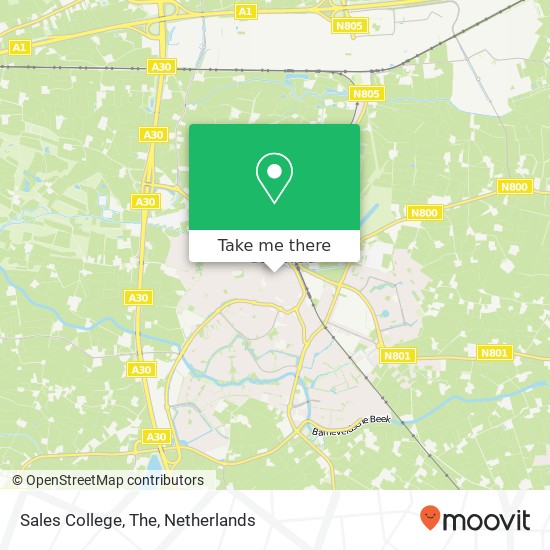 Sales College, The map