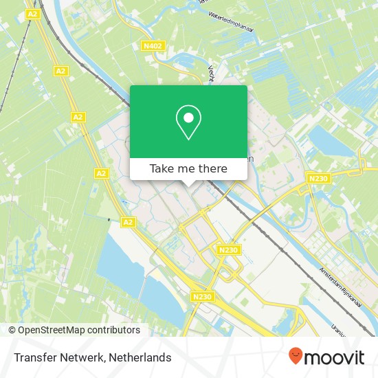 Transfer Netwerk Karte