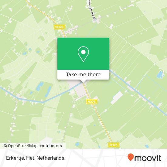 Erkertje, Het map