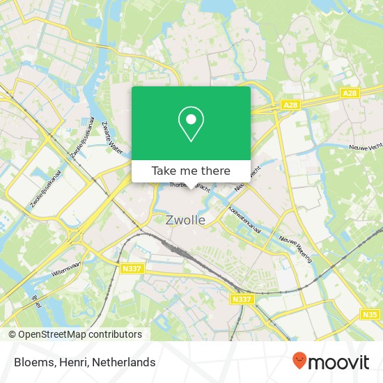 Bloems, Henri map