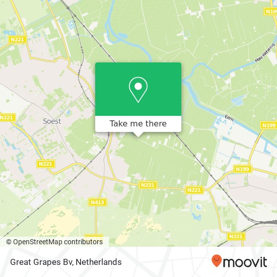 Great Grapes Bv map