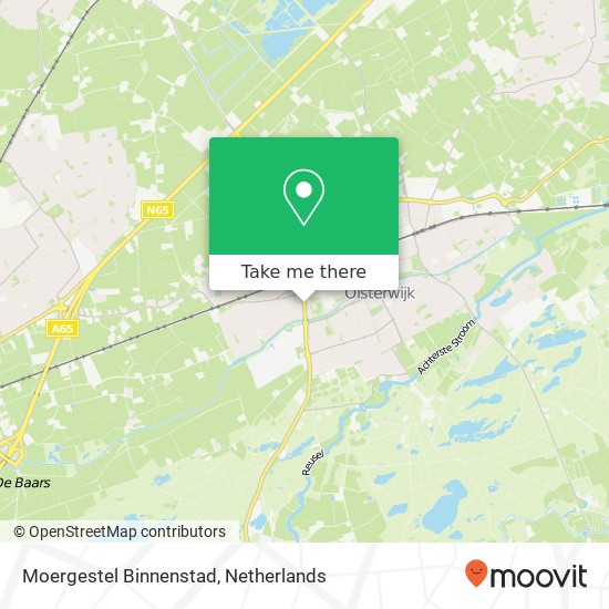 Moergestel Binnenstad Karte