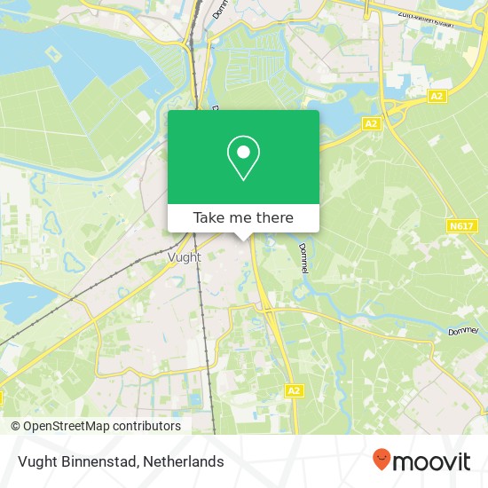 Vught Binnenstad map