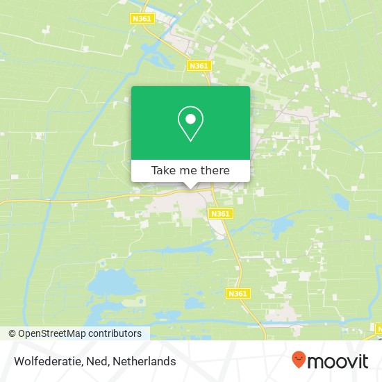 Wolfederatie, Ned map