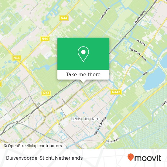 Duivenvoorde, Sticht map