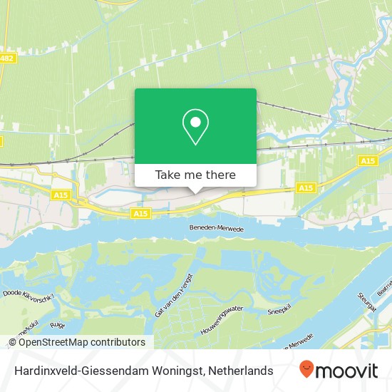 Hardinxveld-Giessendam Woningst map