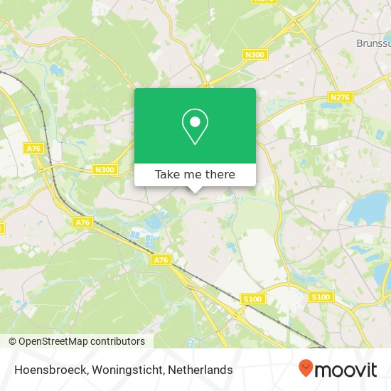 Hoensbroeck, Woningsticht map