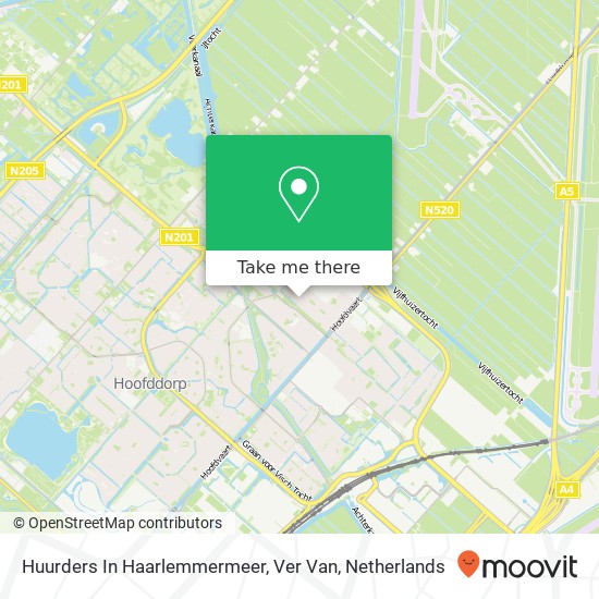 Huurders In Haarlemmermeer, Ver Van map