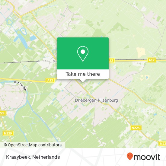 Kraaybeek map