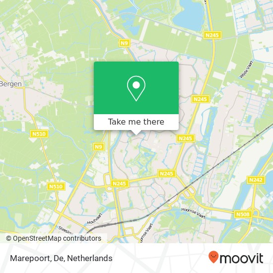 Marepoort, De map