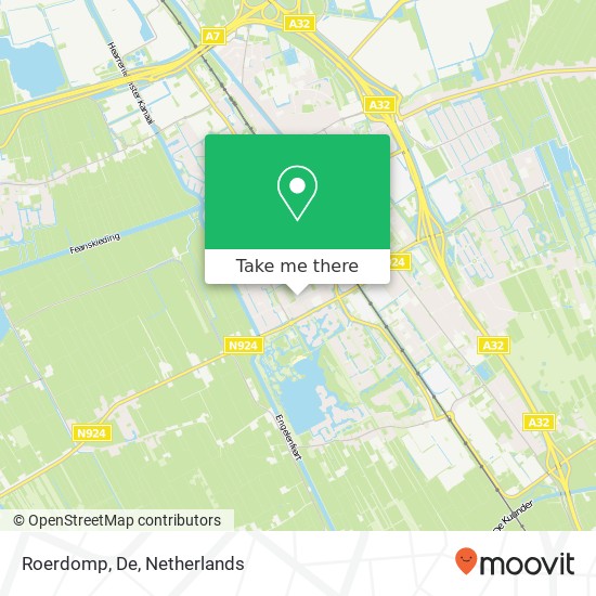 Roerdomp, De map