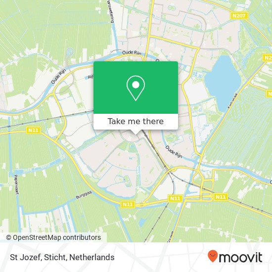 St Jozef, Sticht map