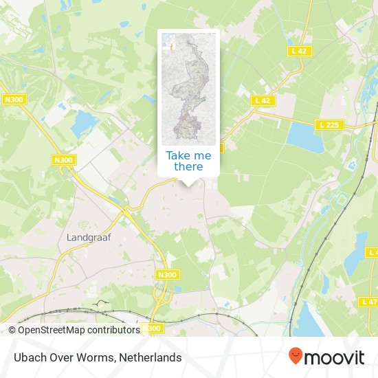 Ubach Over Worms map