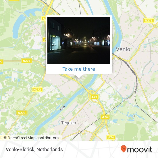 Venlo-Blerick map