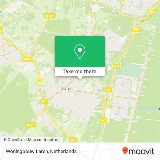 Woningbouw Laren map