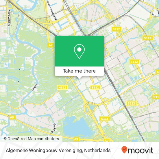 Algemene Woningbouw Vereniging map