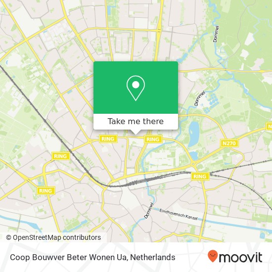 Coop Bouwver Beter Wonen Ua map