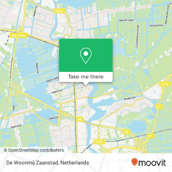 De Woonmij Zaanstad map