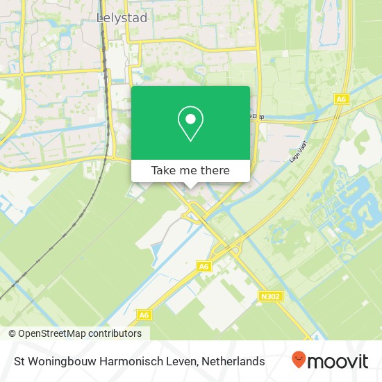 St Woningbouw Harmonisch Leven map