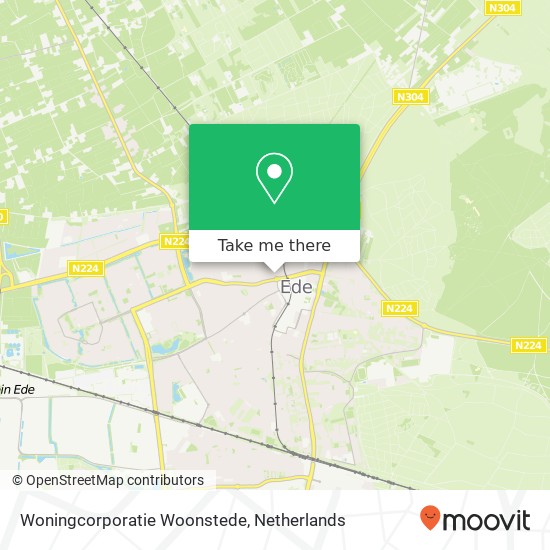 Woningcorporatie Woonstede map