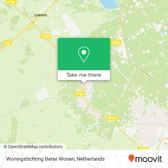 Woningstichting Beter Wonen Karte