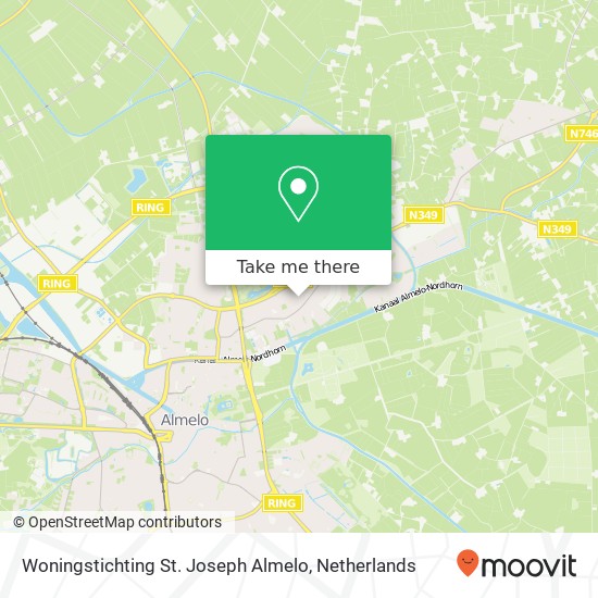 Woningstichting St. Joseph Almelo Karte