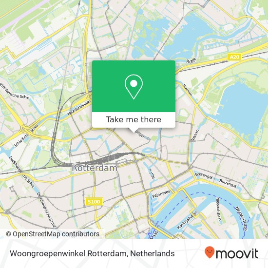 Woongroepenwinkel Rotterdam Karte