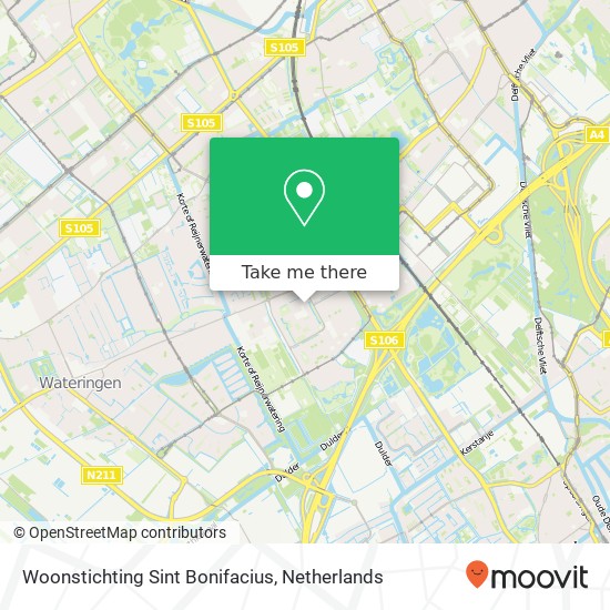 Woonstichting Sint Bonifacius map