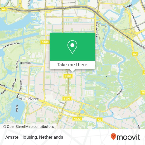 Amstel Housing map