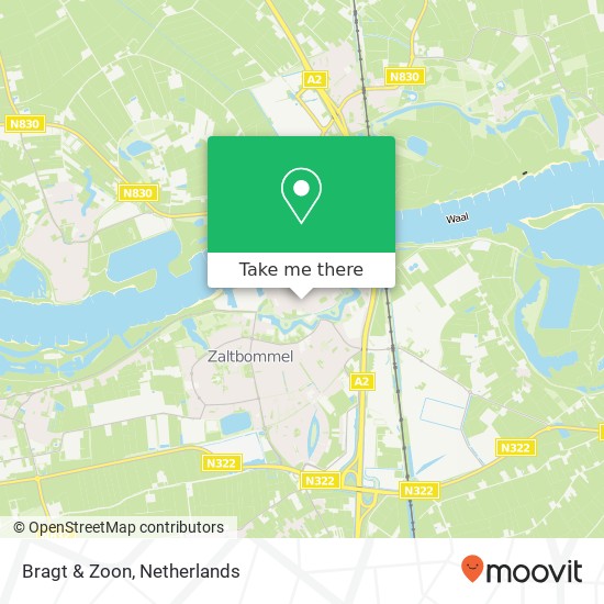 Bragt & Zoon map