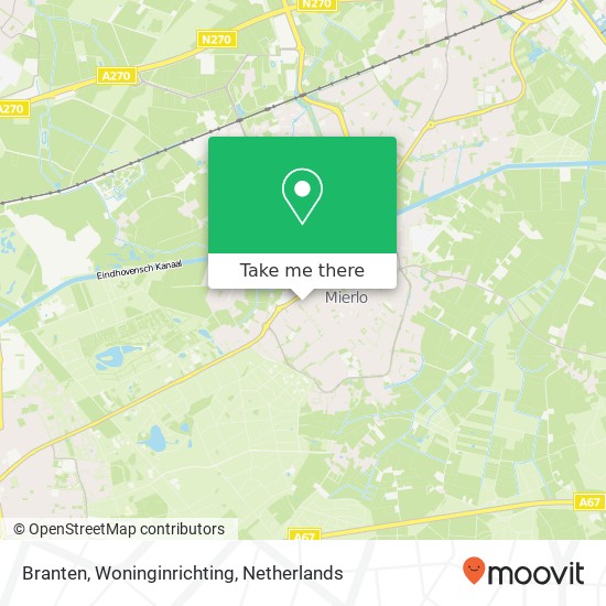 Branten, Woninginrichting map