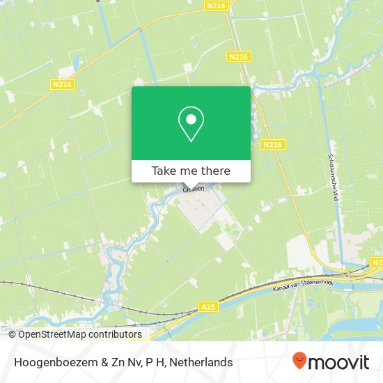 Hoogenboezem & Zn Nv, P H map