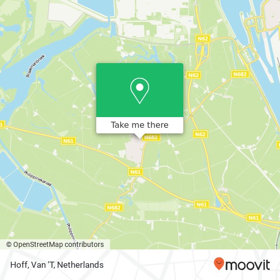 Hoff, Van 'T map
