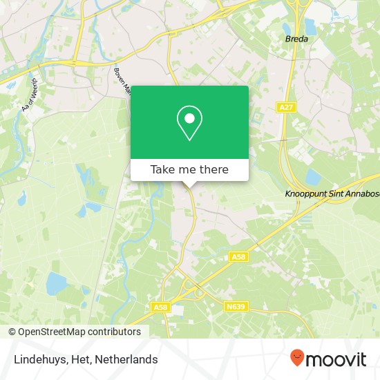 Lindehuys, Het map