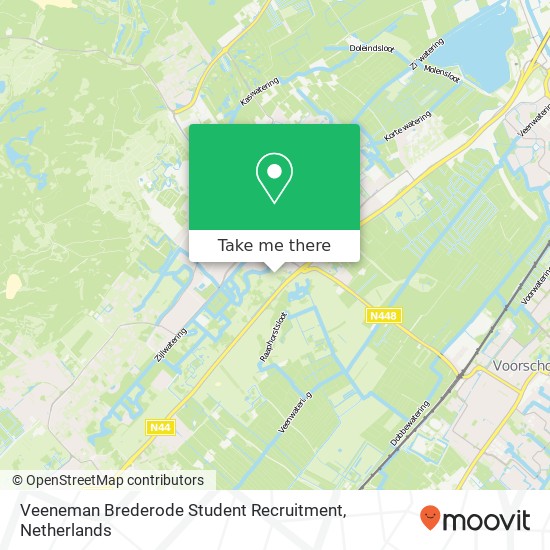 Veeneman Brederode Student Recruitment map