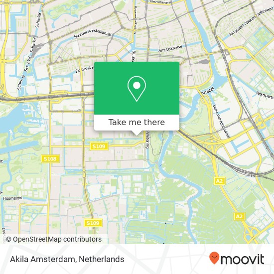 Akila Amsterdam map